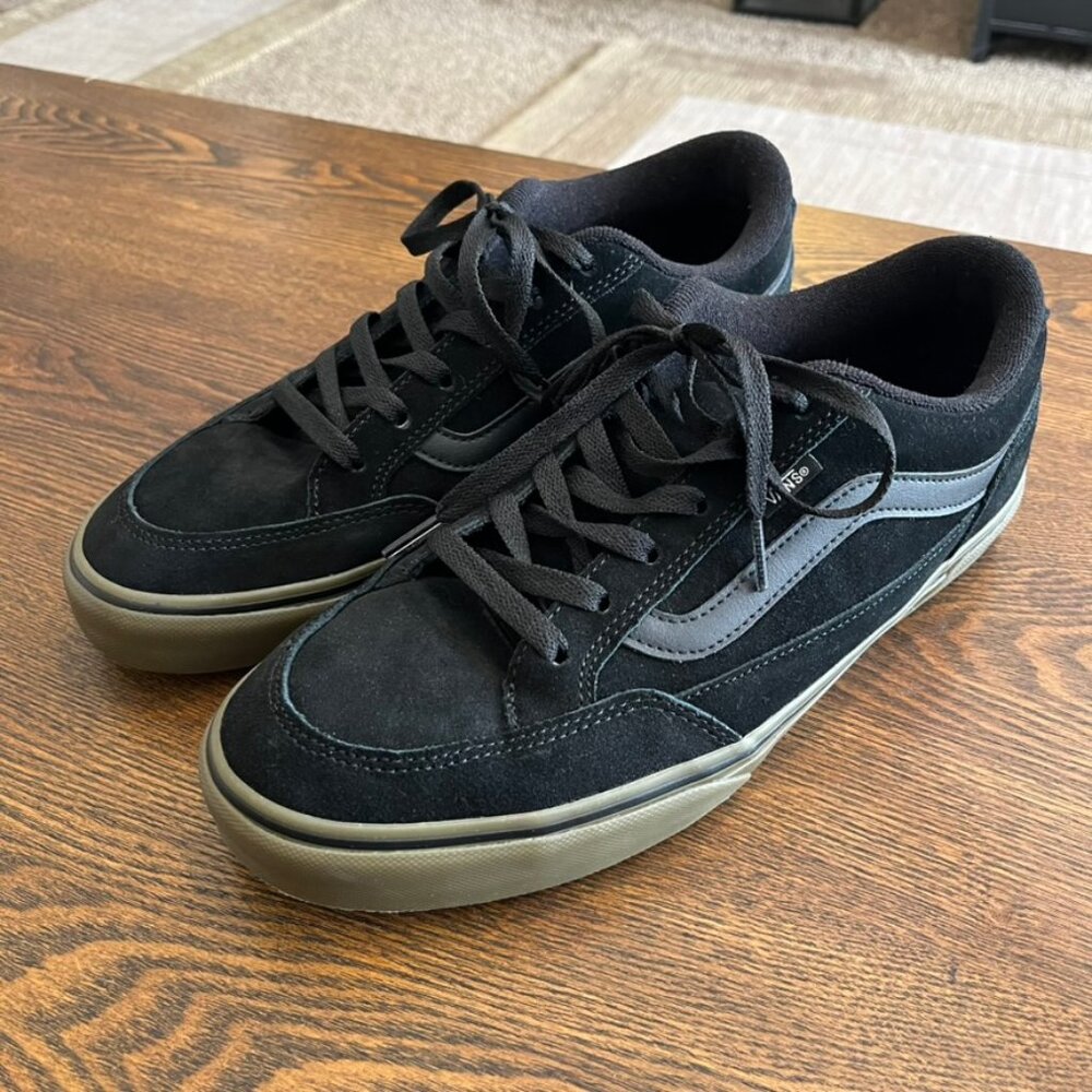 VANS Bearcat skate shoes, suede retro sneakers, Black, Men’s 11.5, NEW!